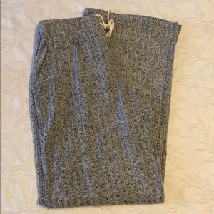 NWT Super Soft Ribbed Gray Sweatpants Sz S
